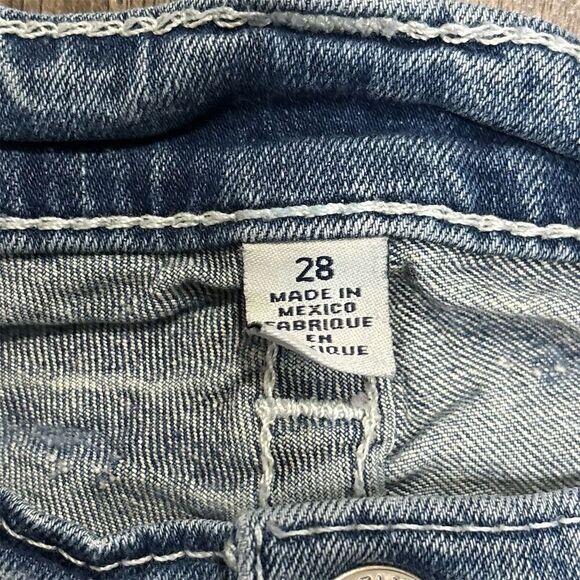 True Religion Women's Boyfriend Jeans Size 28 Blue Medium Wash Denim - Picture 4 of 9